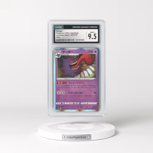 2021 Japanese Jet Black Spirit #27 Gengar - Holo (CGC 9.5 MINT+)