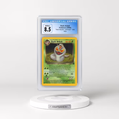 1999 Team Rocket #2/82 Dark Arbok - Holo (CGC 8.5 NM-MT+)
