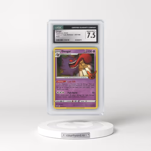 2022 Trick or Trade BOOster #057/198 Gengar (Pumpkin Stamp)
