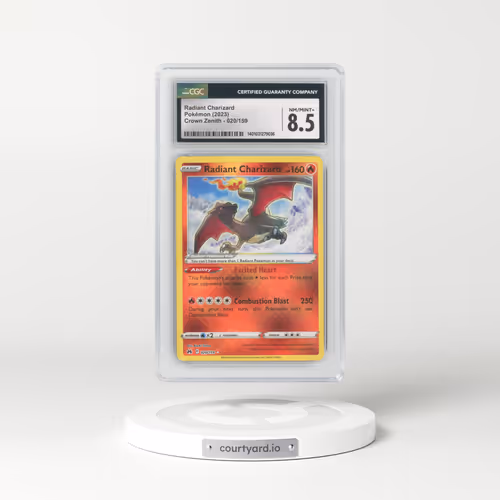 2022 Crown Zenith #020/159 Radiant Charizard - Holo (CGC 8.5 NM-MT+)