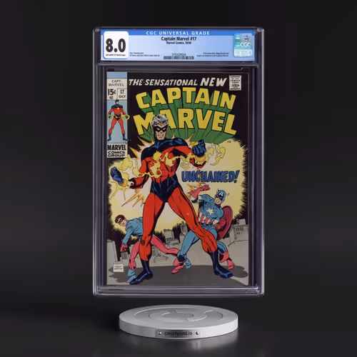 Captain Marvel #17 CGC 8.0 Off-white to White Pages (Marvel Comics, 10/69) - Universal