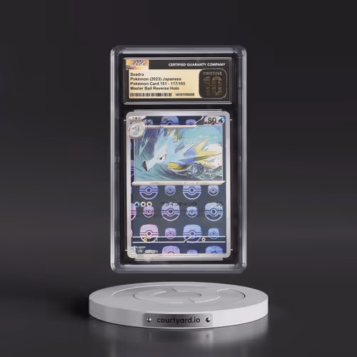 2023 Pokémon Card 151 #117/165 Seadra - Reverse Holo Master Ball (CGC 10 PRISTINE)