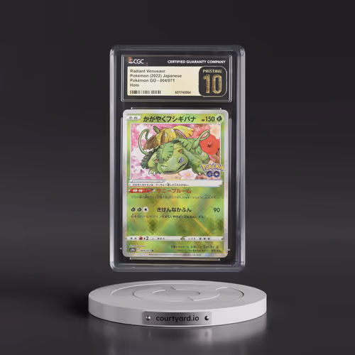 2022 Pokémon GO #004/071 Radiant Venusaur - Holo (CGC 10 PRISTINE)