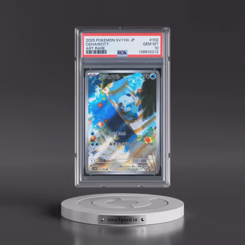 2025 Pokémon Sv11w-White Flare #102 Oshawott - Art Rare (PSA 10 GEM MINT)
