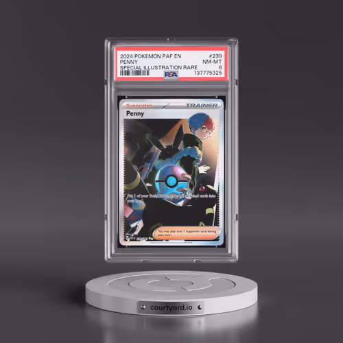 2024 Pokémon Paf EN-Paldean Fates #239 Penny - Special Illustration Rare (PSA 8 NM-MT)