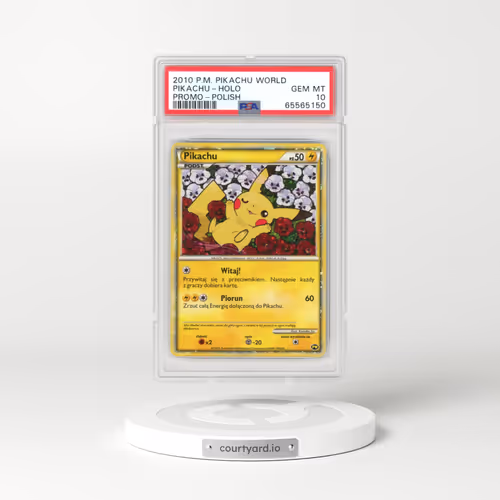 2010 Pokémon Pikachu World Promo Pikachu - Holo (PSA 10 GEM MINT)