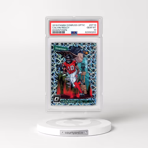 2018 Panini Donruss Optic Downtown #DT19 Calvin Ridley (PSA 10 GEM MINT)