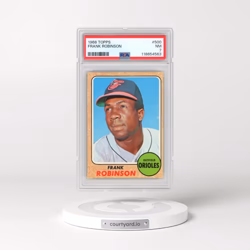 1968 Topps #500 Frank Robinson (PSA 7 NM)