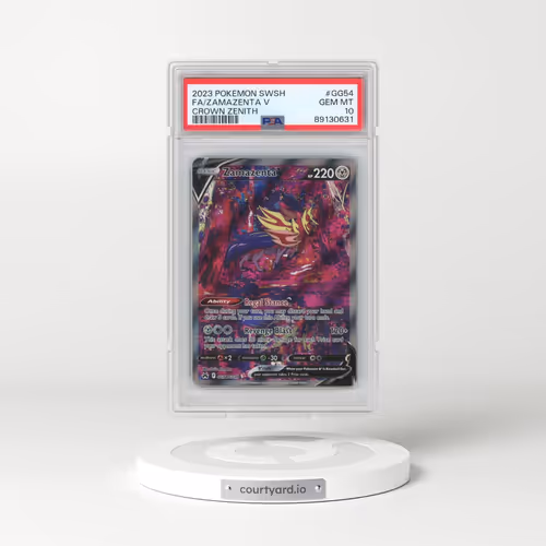 2023 Pokémon Sword and Shield Crown Zenith #GG54 Zamazenta V - Holo Full Art (PSA 10 GEM MINT)