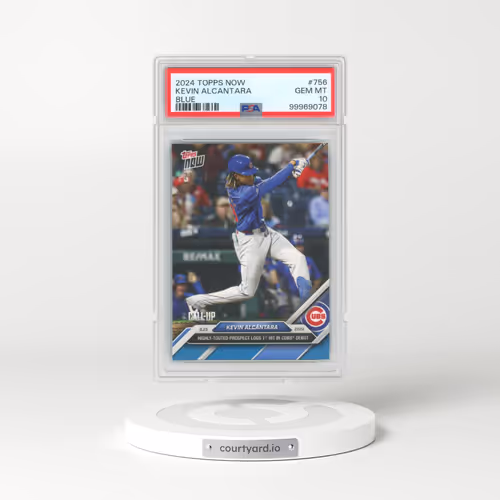 2024 Topps Now #756 Kevin Alcantara - Blue (PSA 10 GEM MINT)
