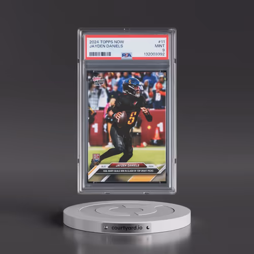 2024 Topps Now #11 Jayden Daniels (PSA 9 MINT)