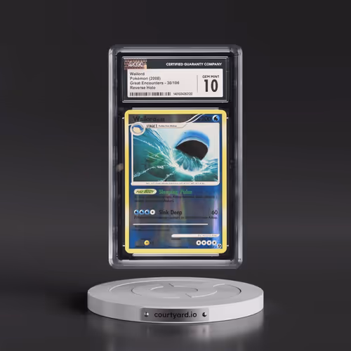2008 Great Encounters #30/106 Wailord - Reverse Holo (CGC 10 GEM MINT)