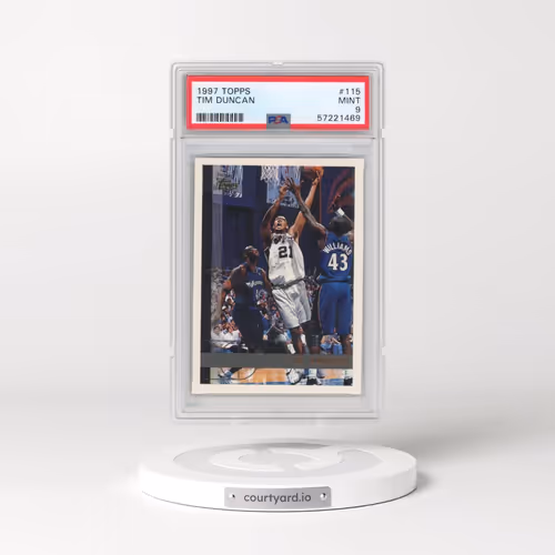 1997 Topps #115 Tim Duncan (PSA 9 MINT)