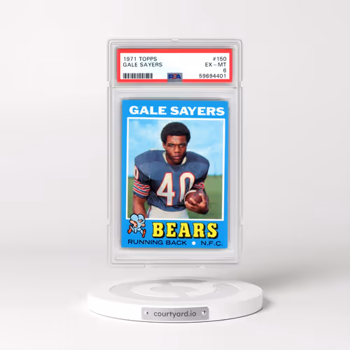 1971 Topps #150 Gale Sayers (PSA 6 EX-MT)