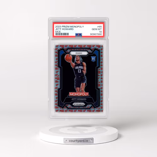 2023 Panini Prizm Monopoly #65 Jett Howard - Dice (PSA 10 GEM MINT)