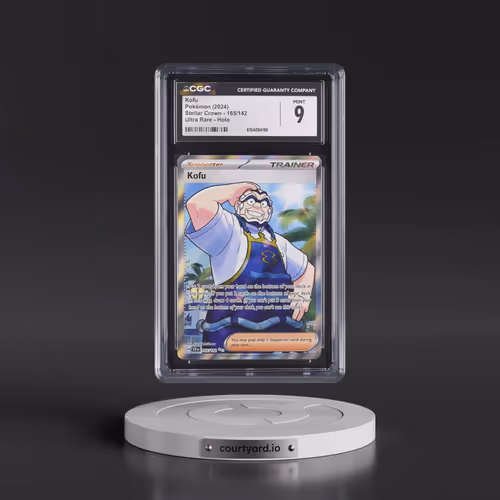 2024 Pokémon Scr EN-Stellar Crown #165 Kofu - Ultra Rare (CGC 9 MINT)