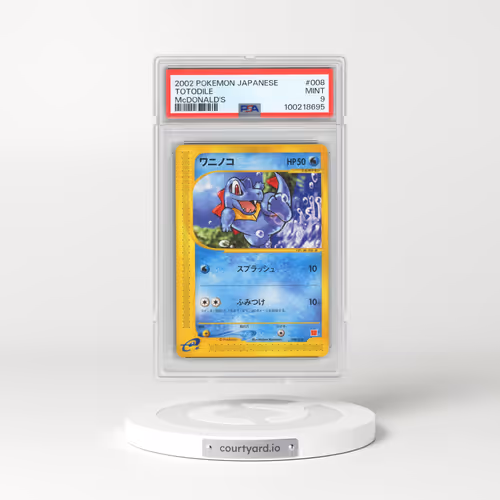 2002 Pokémon McDonald's #008 Totodile (PSA 9 MINT)