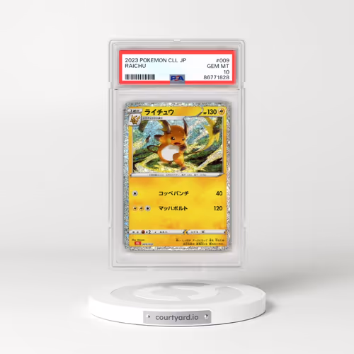 2023 Pokémon Cll-Trading Card Game Classic Charizard & HO-Oh EX Deck #009 Raichu (PSA 10 GEM MINT)