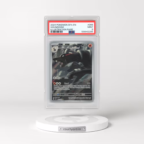 2024 Pokémon Sfa EN-Shrouded Fable #066 Houndoom - Illustration Rare (PSA 9 MINT)