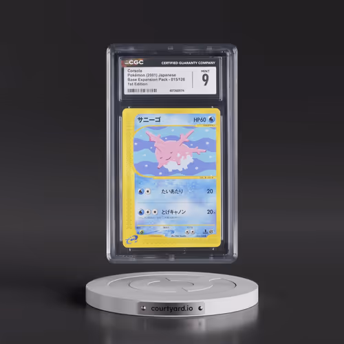 2001 Base Expansion Pack #015/128 Corsola - 1st Edition (CGC 9 MINT)