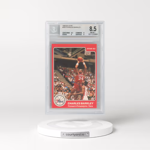 1984 Star #202 Charles Barkley (BGS 8.5 NM-MT+)