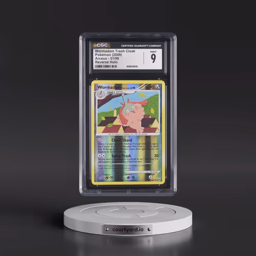 2009 Arceus #51/99 Wormadam Trash Cloak - Reverse Holo (CGC 9 MINT)