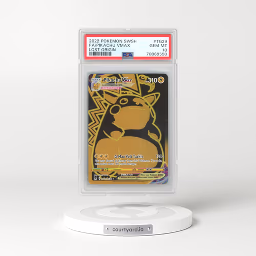 2022 Pokémon Sword & Shield Lost Origin #TG29 Pikachu Vmax - Full Art (PSA 10 GEM MINT)