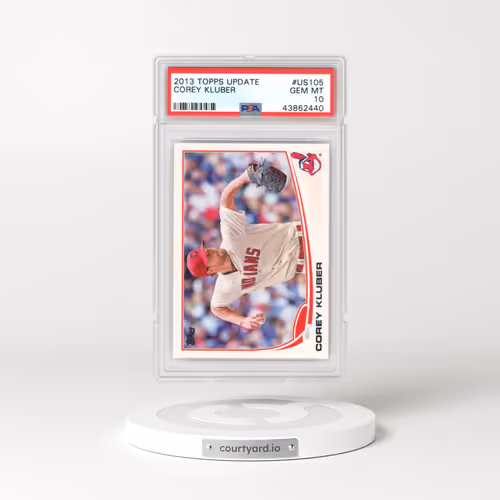 2013 Topps Update #US105 Corey Kluber (PSA 10 GEM MINT)