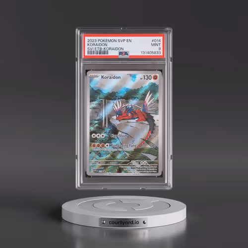 2023 Pokémon Svp EN-SV Black Star Promo #014 Koraidon - Scarlet & Violet Elite Trainer Box-Koraidon