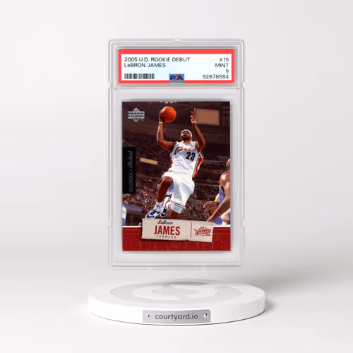 2005 Upper Deck Rookie Debut #15 LeBron James (PSA 9 MINT)