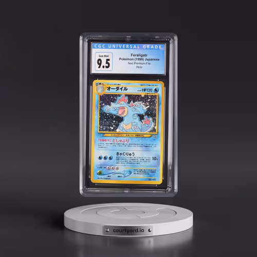 1999 Neo Premium File Feraligatr - No Rarity - Holo (CGC 10 GEM MINT)
