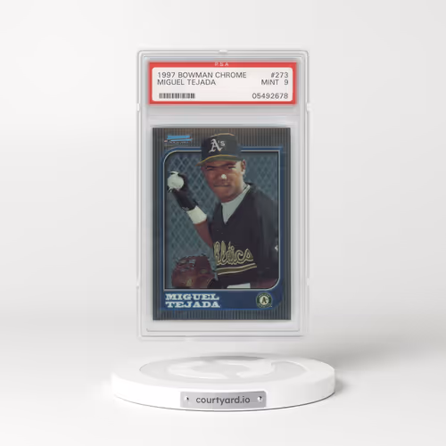 1997 Bowman Chrome #273 Miguel Tejada (PSA 9 MINT)