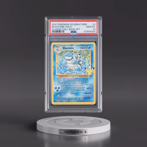 2021 Pokémon Celebrations Classic Collection #2 Blastoise - Holo (PSA 10 GEM MINT)