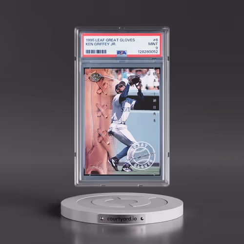 1995 Leaf Great Gloves #6 Ken Griffey Jr (PSA 9 MINT)