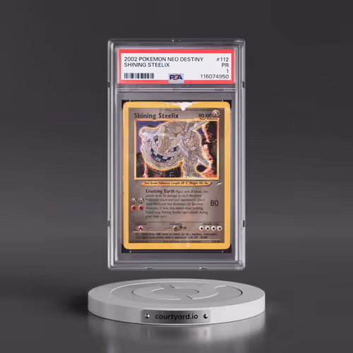 2002 Pokémon Neo Destiny #112 Shining Steelix - Holo (PSA 1 PR)