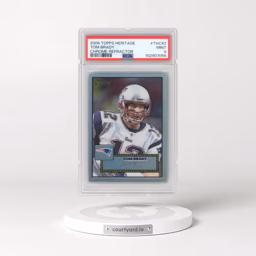 2006 Topps Heritage Chrome #THC62 Tom Brady - Refractor (PSA 9 MINT)