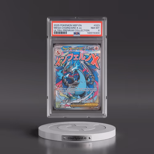 2025 Pokémon Mep EN-Me Black Star Promo #023 Mega Charizard X EX - Holo Mega Charizard X EX Ultra-Pr