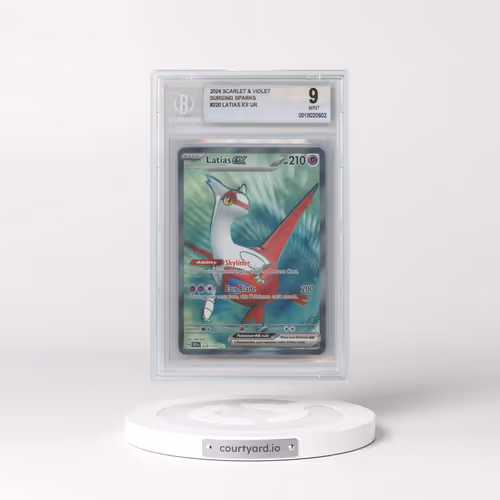 2024 Surging Sparks - SSP EN #220 Latias ex - Ultra Rare Holo (BGS 9 MINT)