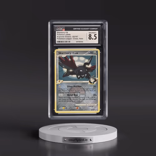 2009 Supreme Victors #83/147 Skarmory FB - Pokémon League Crosshatch Holo (Cross. Holo) (CGC 8.5 NM-