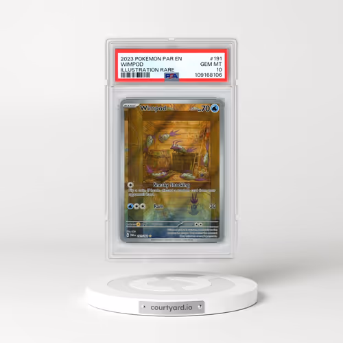 2023 Pokémon Par EN-Paradox Rift #191 Wimpod - Illustration Rare (PSA 10 GEM MINT)