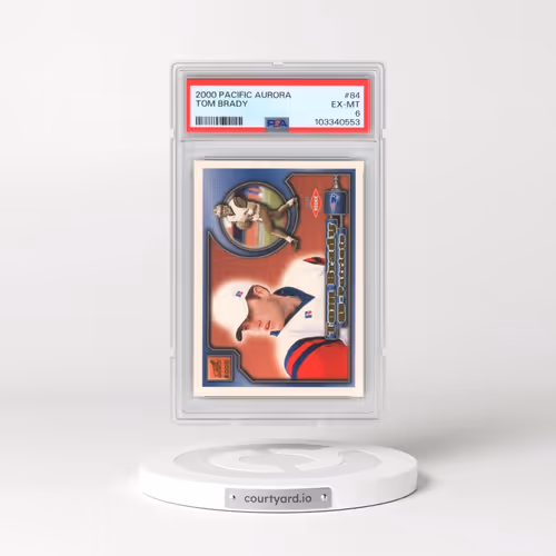 2000 Pacific Aurora #84 Tom Brady (PSA 6 EX-MT)