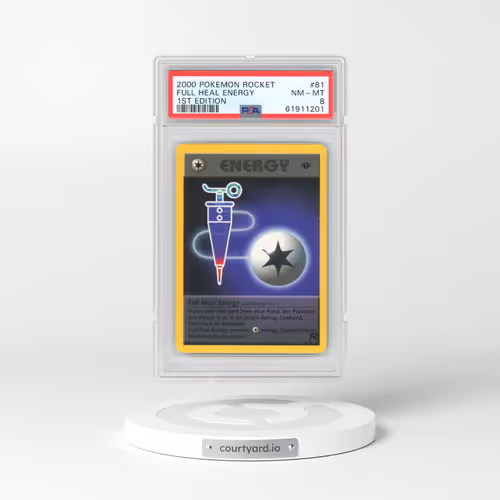 2000 Pokémon Rocket #81 Full Heal Energy - 1st Edition (PSA 8 NM-MT)