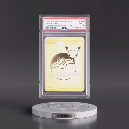2021 Pokémon Swsh Black Star Promo #146 Poke Ball - Full Art Celebrations Ultra-Premium Collection (