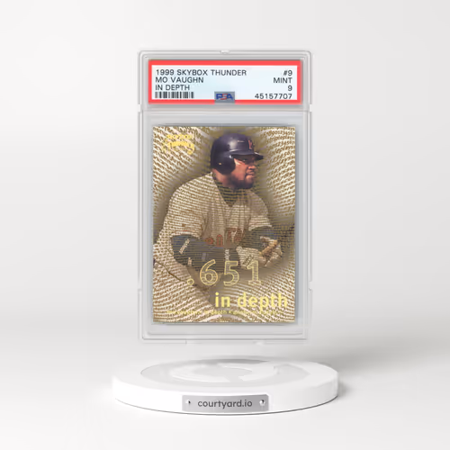 1999 Skybox Thunder in Depth #9 Mo Vaughn (PSA 9 MINT)