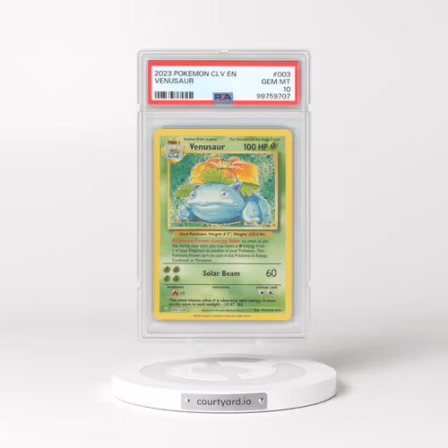 2023 Pokémon CLV-Trading Card Game Classic Venusaur & Lugia EX Deck #003 Venusaur (PSA 10 GEM MINT)