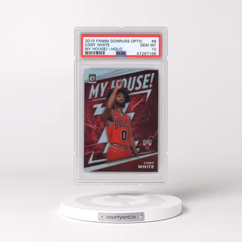 2019 Panini Donruss Optic My House! #9 Coby White - Holo (PSA 10 GEM MINT)