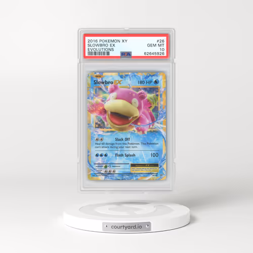 2016 Pokémon XY Evolutions #26 Slowbro EX - Holo (PSA 10 GEM MINT)