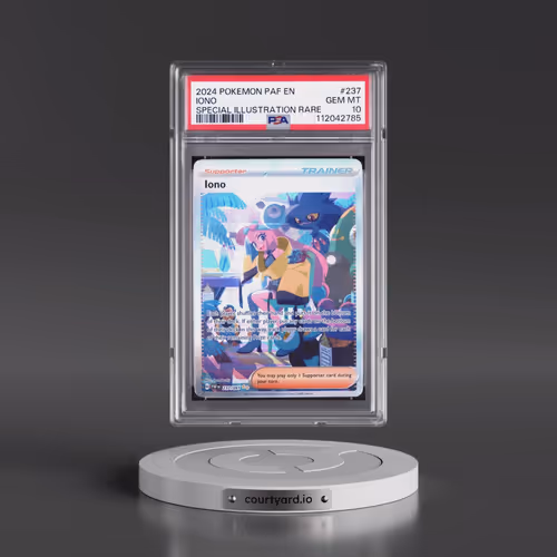 2024 Pokémon Paf EN-Paldean Fates #237 Iono - Special Illustration Rare (PSA 10 GEM MINT)