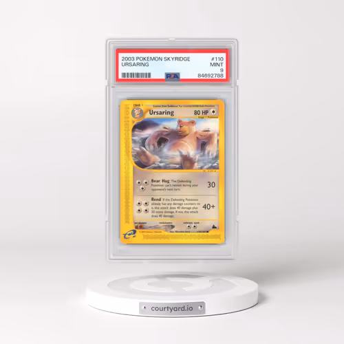 2003 Pokémon Skyridge #110 Ursaring (PSA 9 MINT)