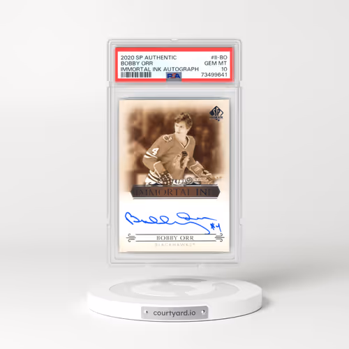 2020 SP Authentic Immortal Ink Autographs #II-BO Bobby Orr (PSA 10 GEM MINT)